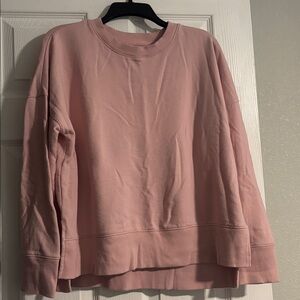 Time and Tru Pink Crew Neck Sweater